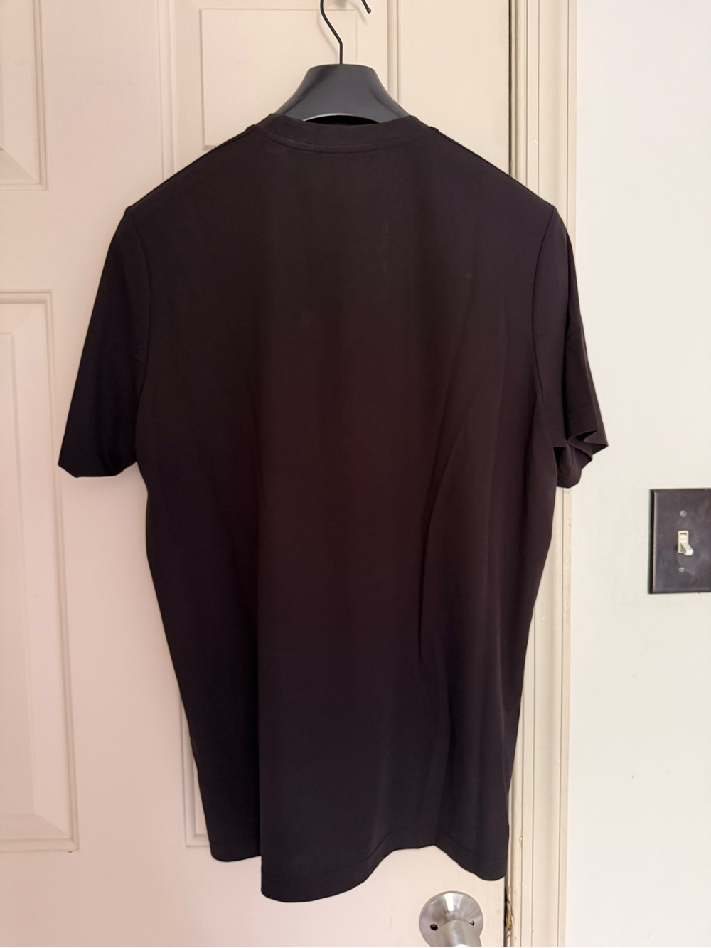 Loro Piana Black Short Sleeve Crew Neck Tee - Picture 5 of 5